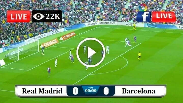 Real Madrid vs Barcelona La Liga Live Football