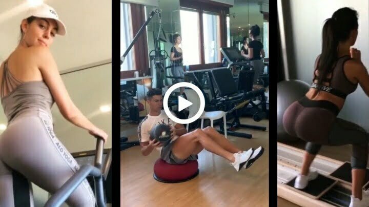 Video: Cristiano Ronaldo & Georgina Rodriguez Fitness Training Session