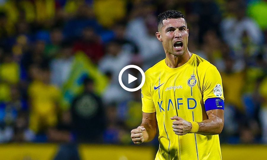 Video: Cristiano Ronaldo Scores a Hattrick Against Al Fateh